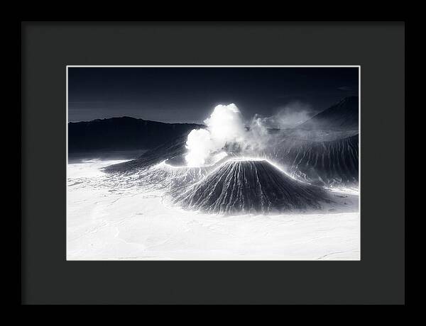 Eruption Of Mount Bromo At Dawn