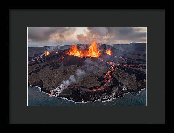 Eruption Of Piton De La Fournaise