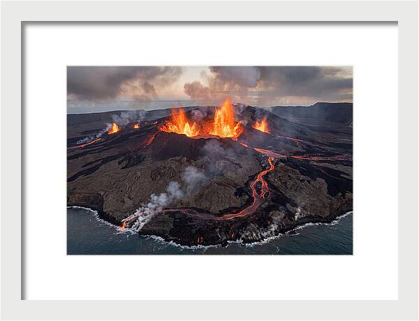 Eruption Of Piton De La Fournaise
