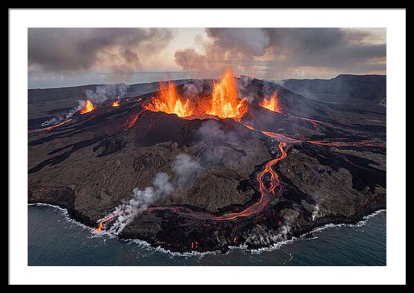 Eruption Of Piton De La Fournaise