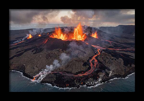 Eruption Of Piton De La Fournaise