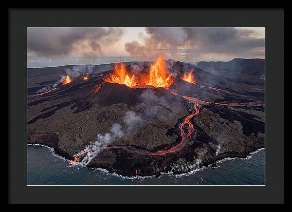 Eruption Of Piton De La Fournaise