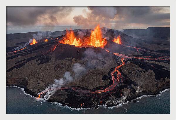 Eruption Of Piton De La Fournaise