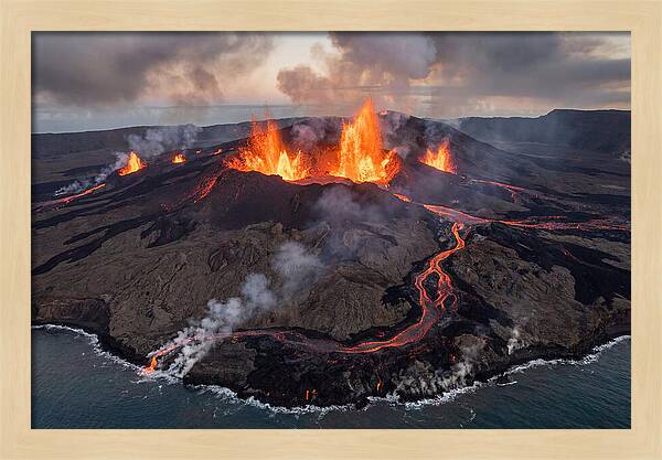 Eruption Of Piton De La Fournaise