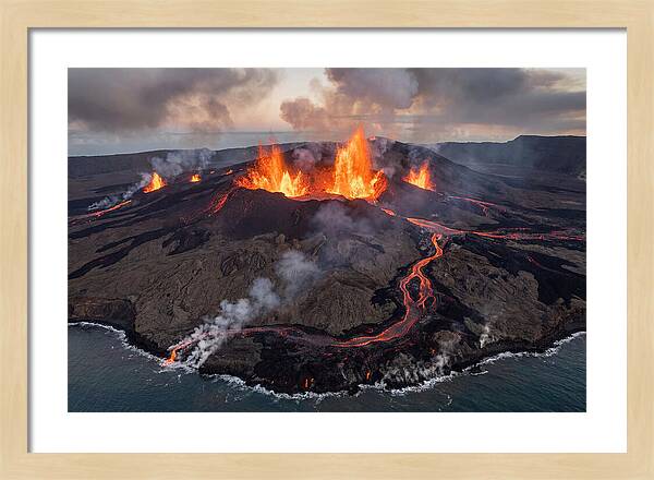 Eruption Of Piton De La Fournaise