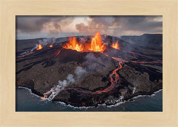 Eruption Of Piton De La Fournaise