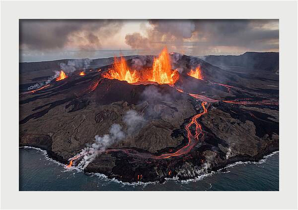 Eruption Of Piton De La Fournaise