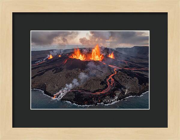 Eruption Of Piton De La Fournaise