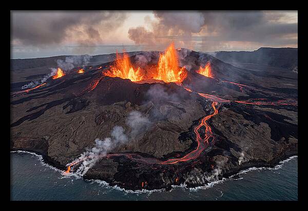 Eruption Of Piton De La Fournaise