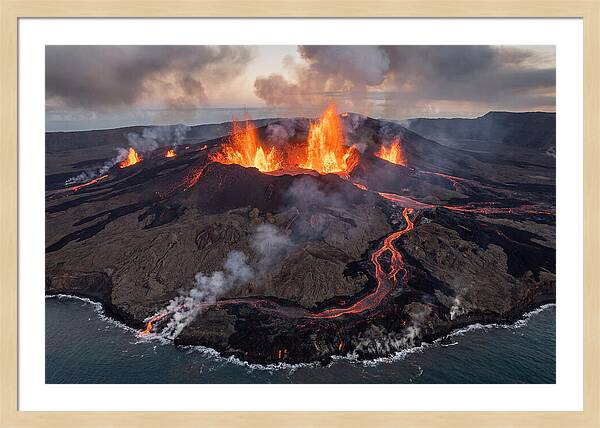 Eruption Of Piton De La Fournaise