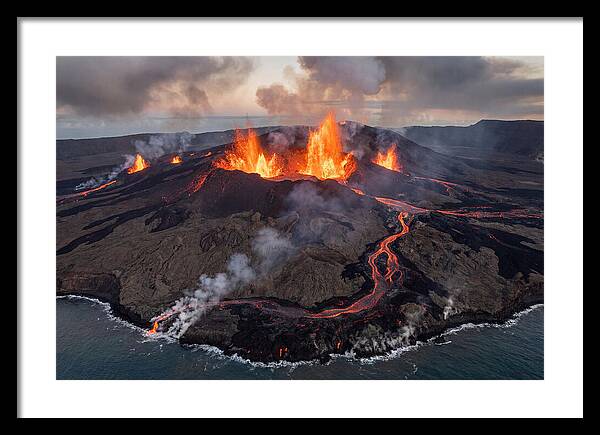 Eruption Of Piton De La Fournaise