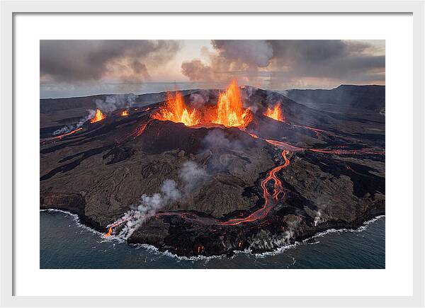 Eruption Of Piton De La Fournaise