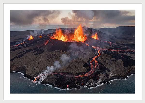 Eruption Of Piton De La Fournaise