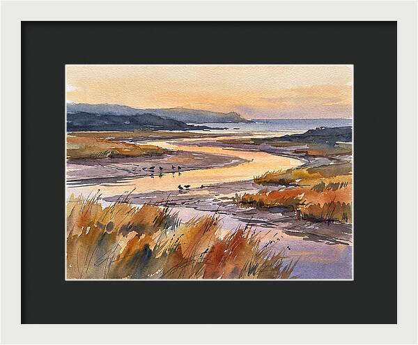 Estuary Serenity At Dusk