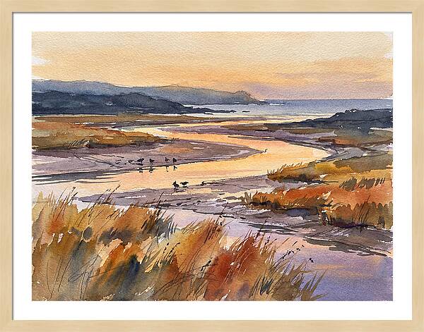 Estuary Serenity At Dusk