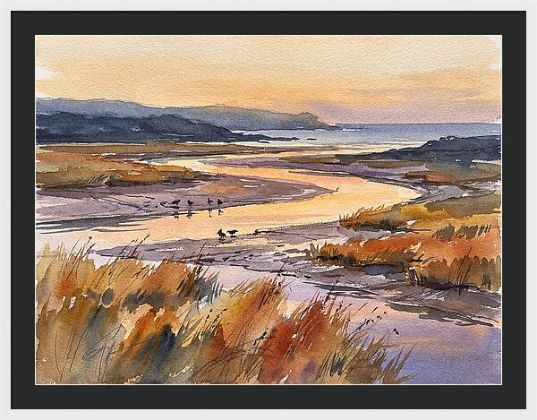 Estuary Serenity At Dusk