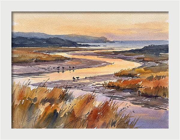 Estuary Serenity At Dusk