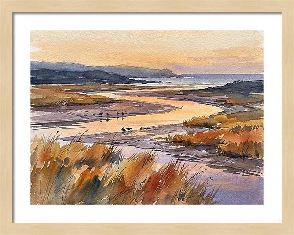 Estuary Serenity At Dusk