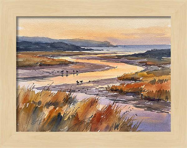 Estuary Serenity At Dusk