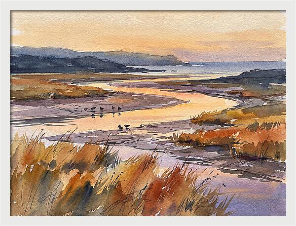 Estuary Serenity At Dusk