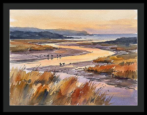 Estuary Serenity At Dusk