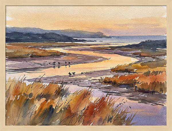 Estuary Serenity At Dusk