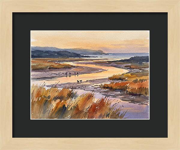 Estuary Serenity At Dusk