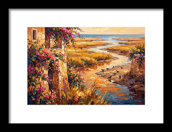 Estuary Serenity At Sunset