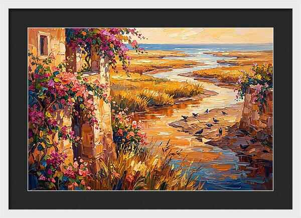 Estuary Serenity At Sunset