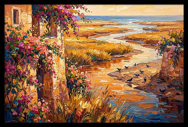 Estuary Serenity At Sunset