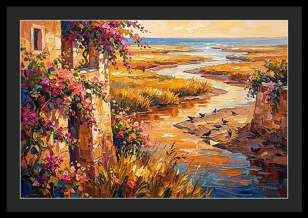 Estuary Serenity At Sunset