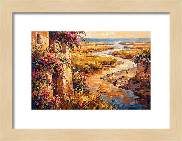 Estuary Serenity At Sunset