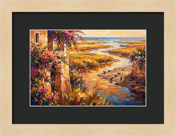 Estuary Serenity At Sunset