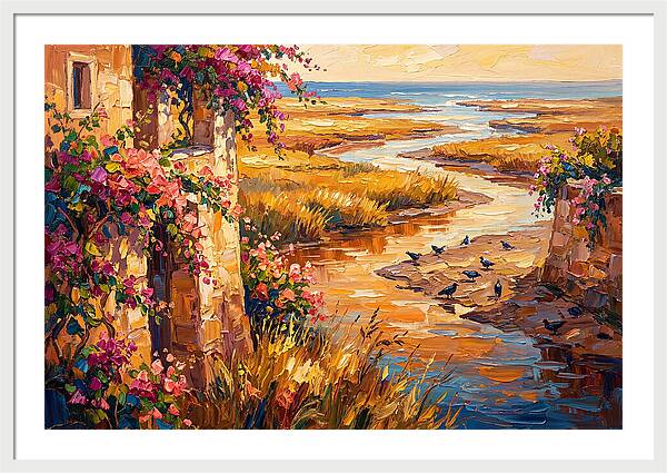 Estuary Serenity At Sunset