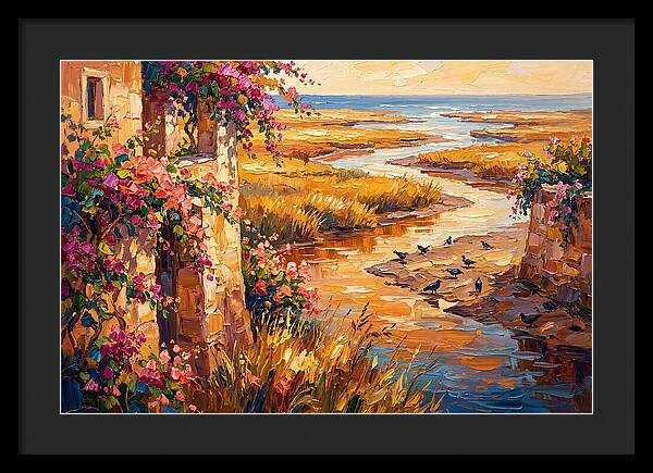 Estuary Serenity At Sunset