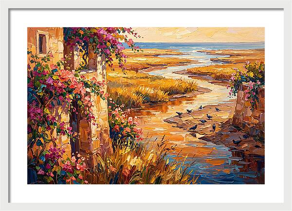 Estuary Serenity At Sunset