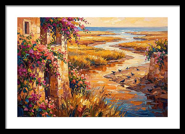Estuary Serenity At Sunset