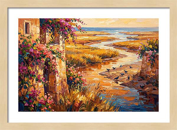 Estuary Serenity At Sunset