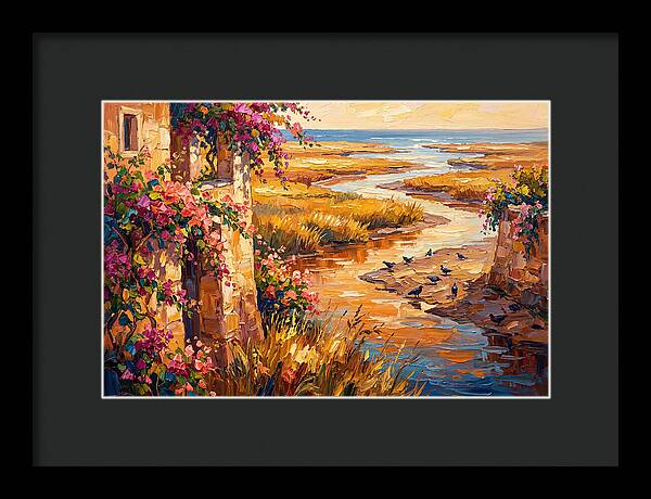 Estuary Serenity At Sunset