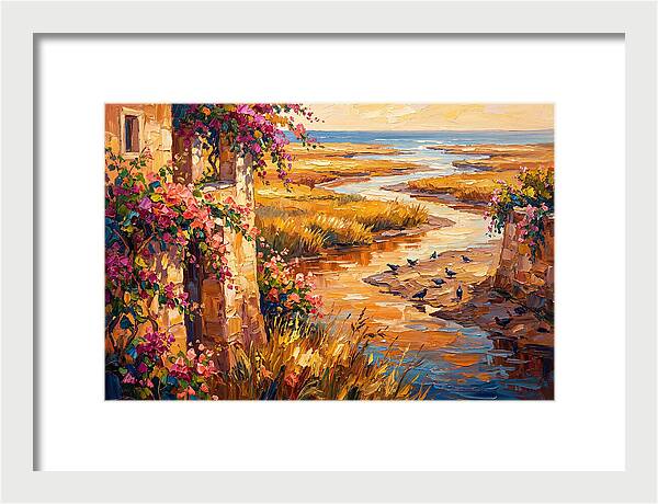 Estuary Serenity At Sunset