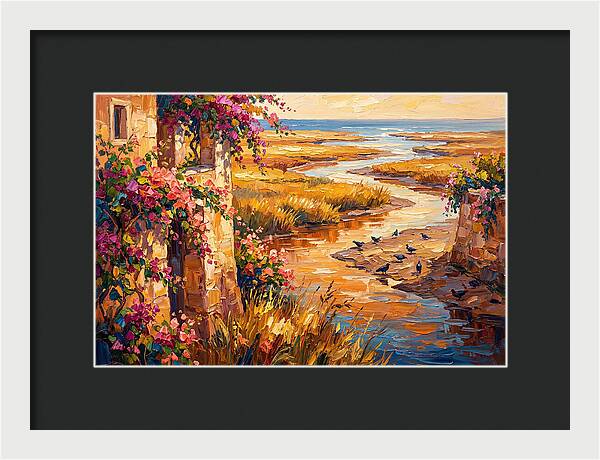 Estuary Serenity At Sunset