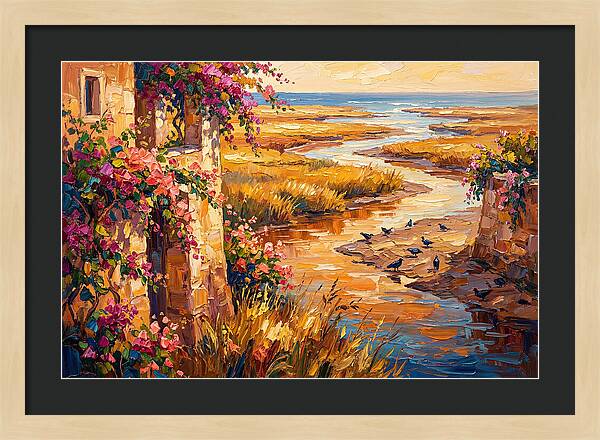Estuary Serenity At Sunset