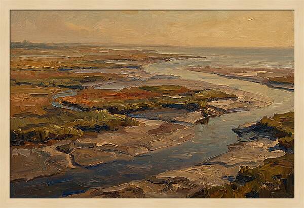 Estuary Where River Meets Sea