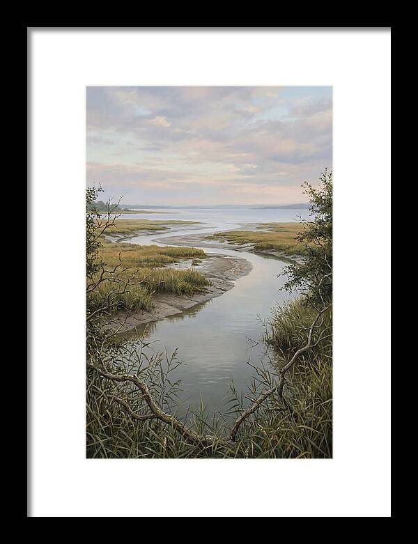 Estuary Where River Meets Sky