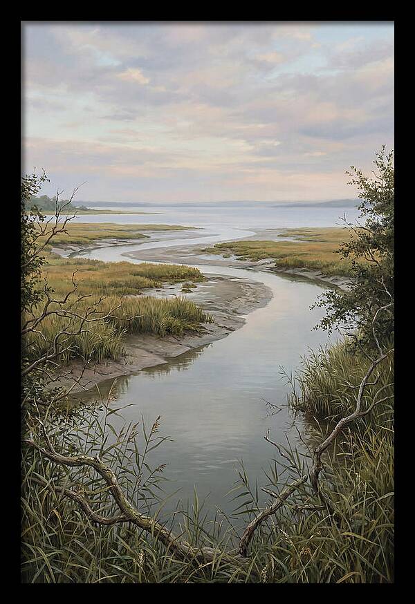 Estuary Where River Meets Sky