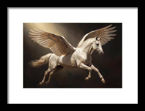 Ethereal Pegasus In Flight