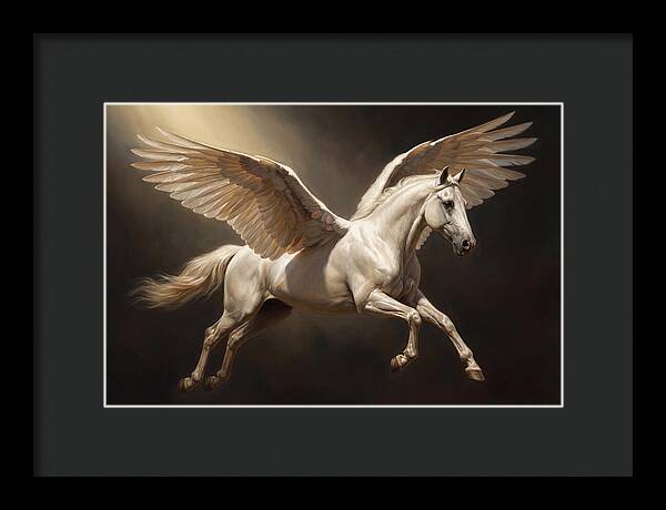 Ethereal Pegasus In Flight