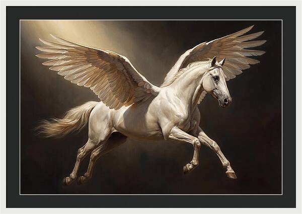 Ethereal Pegasus In Flight