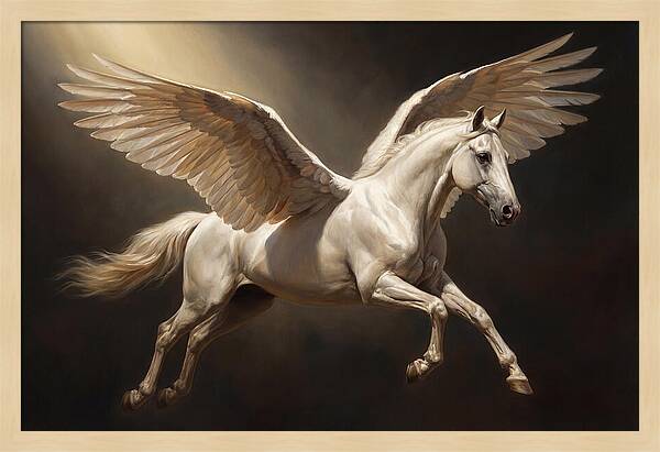 Ethereal Pegasus In Flight