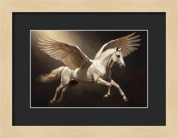 Ethereal Pegasus In Flight